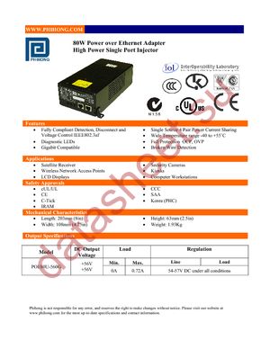 POE80U-560G datasheet  